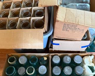 Mystery Canning Jars, Metal Lids Jar Rubbers