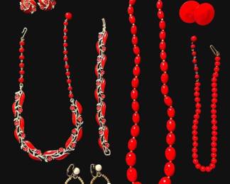 Red Costume Jewelry