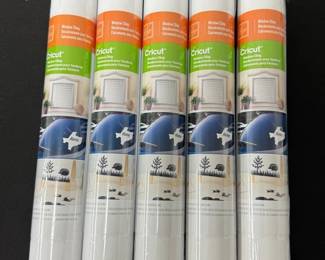 White Cricut Window Cling 5 Unused Rolls