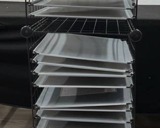 Scrapbook Organizer Cart