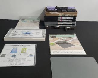 Sizzix Magnetic Platforn, Crease Pads, Silicone Rubber And Dies