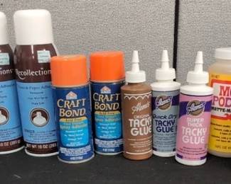 Craft Adhesive And Glue Lot
