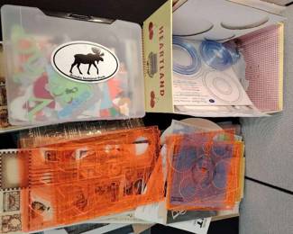 Assorted Lot of Craft Stencils and Design Templates