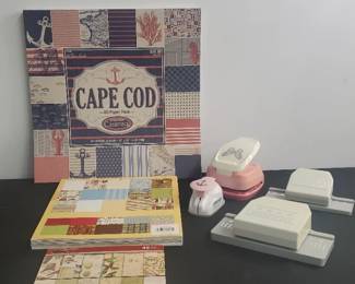 Decorative Card Stock And A Decorative Hole Punch