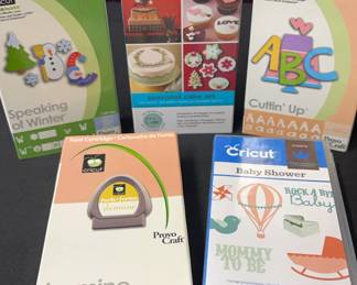 CRICUT Cartridges Baby Shower, Jasmine, Speaking Of Winter, Cutting Up, Martha Stewart Seasonal