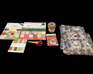 Christmas Cardstock, Ribbon, Diecut Cardstock, Handmade Placemats
