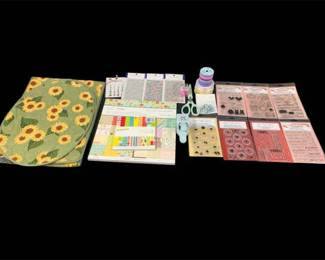 Year Round Paper Pads, Ribbons, Clear Stamps, Rhinestones