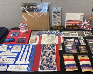 Patriotic Arts Crafts Assortment Mystery Lot