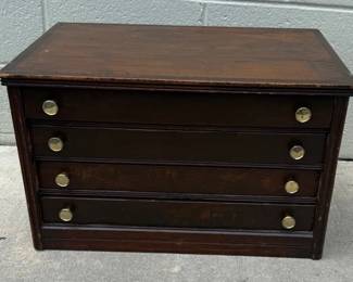 FourDrawer Wooden Chest