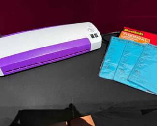 Purple Cows 13 Cold Or Hot Laminator W Accessories