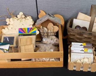 Wood Craft Assortment Mystery Lot