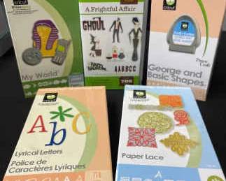 CRICUT Cartridges My World, A Frightful Affair, George And Basic Shapes, Paper Lace, And Lyrical Le