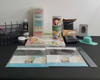 Magnet Paper. Cardstock And Hole Punch Stamps