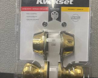 Kwikset Door Knob Deadbolt Combo w 2 Keys