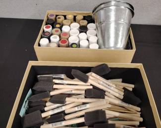 Brushes and Paint Craft Lot