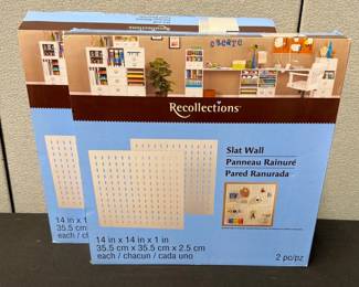 Two Recollections 14x14x1 Slat Walls