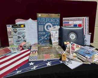 Patriotic Paper Pack And Accessories Mystery Lot