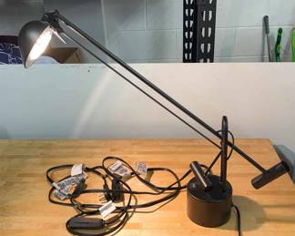 Black CraneNeck Desk Lamp
