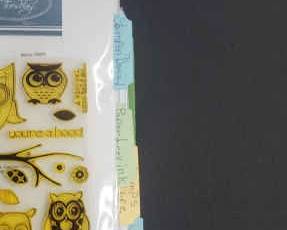 Large 3 Ring Binder Full Of Organized Stamps