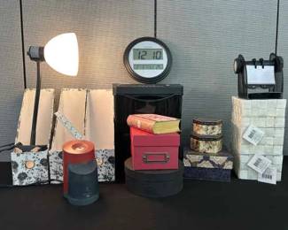 Red Black Office Dorm Items