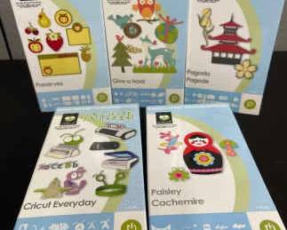 CRICUT Cartridges Preserves, Give A Hoot, Pagoda, Paisley, CRICUT Everyday