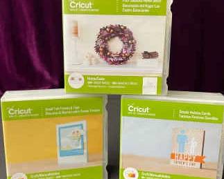 CRICUT Cartridges Simple Holiday Cards, Four Seasons Home Decor And Small Talk Frames And Tags