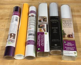 White Complimentary Cricut Vinyls