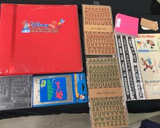Disney Scrapbook, Cutting Dies, Stickers, Cardstock