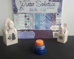 Winter Solstice Card Stock And Winter Decorative Hole Punches