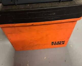 Klein Tools Heavy Duty Tool Box Plus Mystery Screws And Nuts Mystery Lot