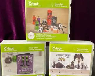 CRICUT Cartridges Potions And Spells, Creepy Critters, And Monster Bash