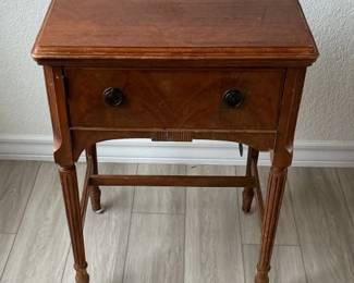 Vintage Sewing Machine Table