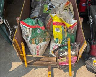 Yard Cart with Organic Compost