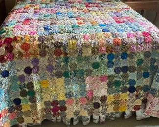 Vintage Hand Made Bed Cover