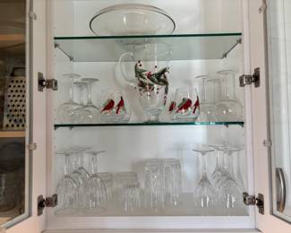 Crystal Stemware, Glasses, Pitcher