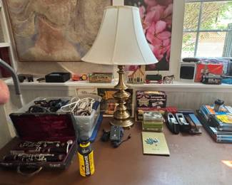 Office Supplies, Brass Lamp