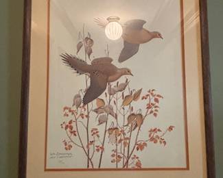 Vintage Doves Artwork