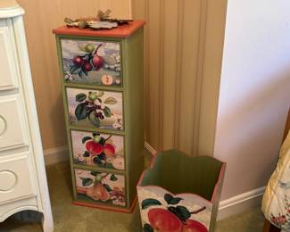Fruit Motif Cabinet, Basket