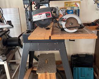 Radial Saw/Stand, Drills, Saw