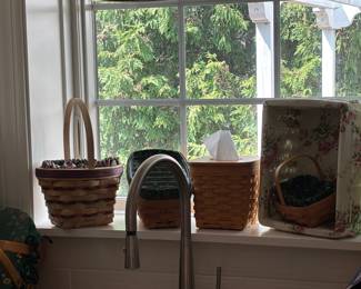 5 Longaberger Baskets