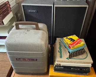 Stereo, Bell & Howell Set/Screen