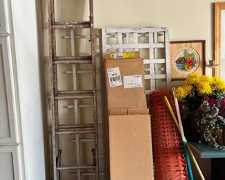 Ladders, Shutters, Orange Fencing