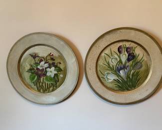 Floral Plates