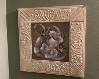 Tin Floral Artwork