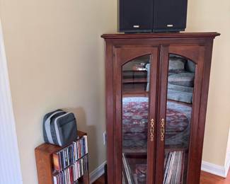 Electronics Cabinet, CDs Holder