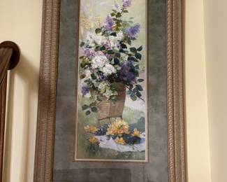 Large Floral Artwork