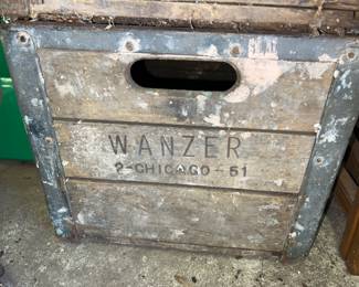 1951 Wanzer Wooden Crate