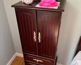 Jewelry armoire by Thomas Pacconi Classics.