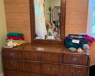 Drexel dresser with mirror.