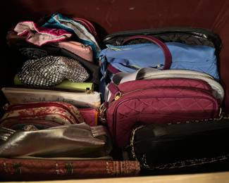 Purses and handbags.